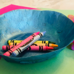 papier-mache bowl